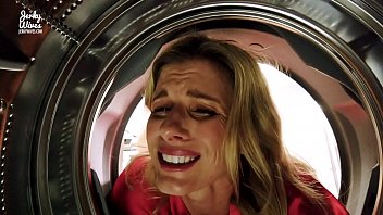 fucking my stuck wait honey  can i cum before i leave  step mom in the ass while she is stuck in the dryer - cory chase 